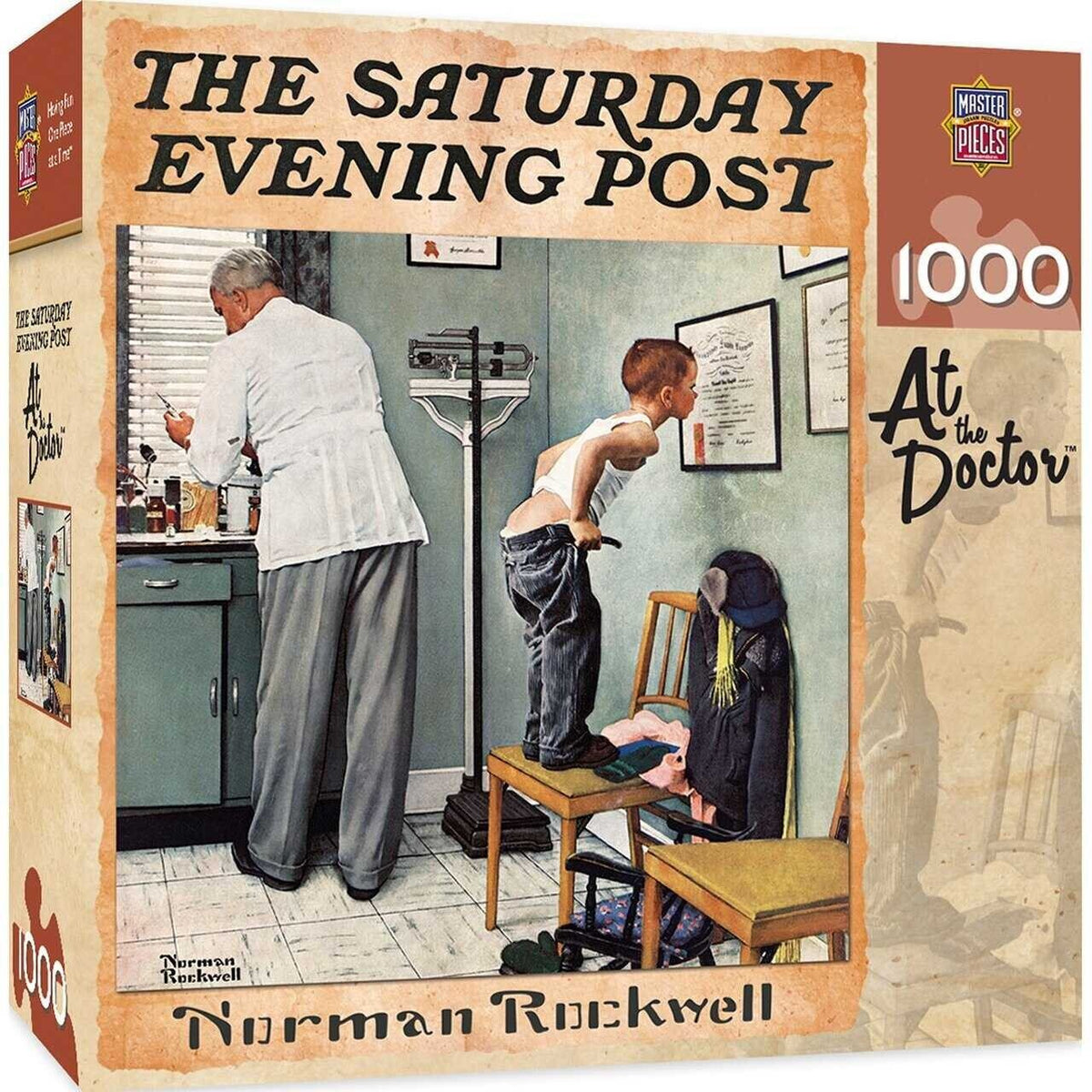 MasterPieces Norman Rockwell At The Doctor 1000 Piece Puzzle