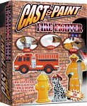 Cast & Paint Fire Fighter Craft Kit — Creative Kids Activity with Magnets