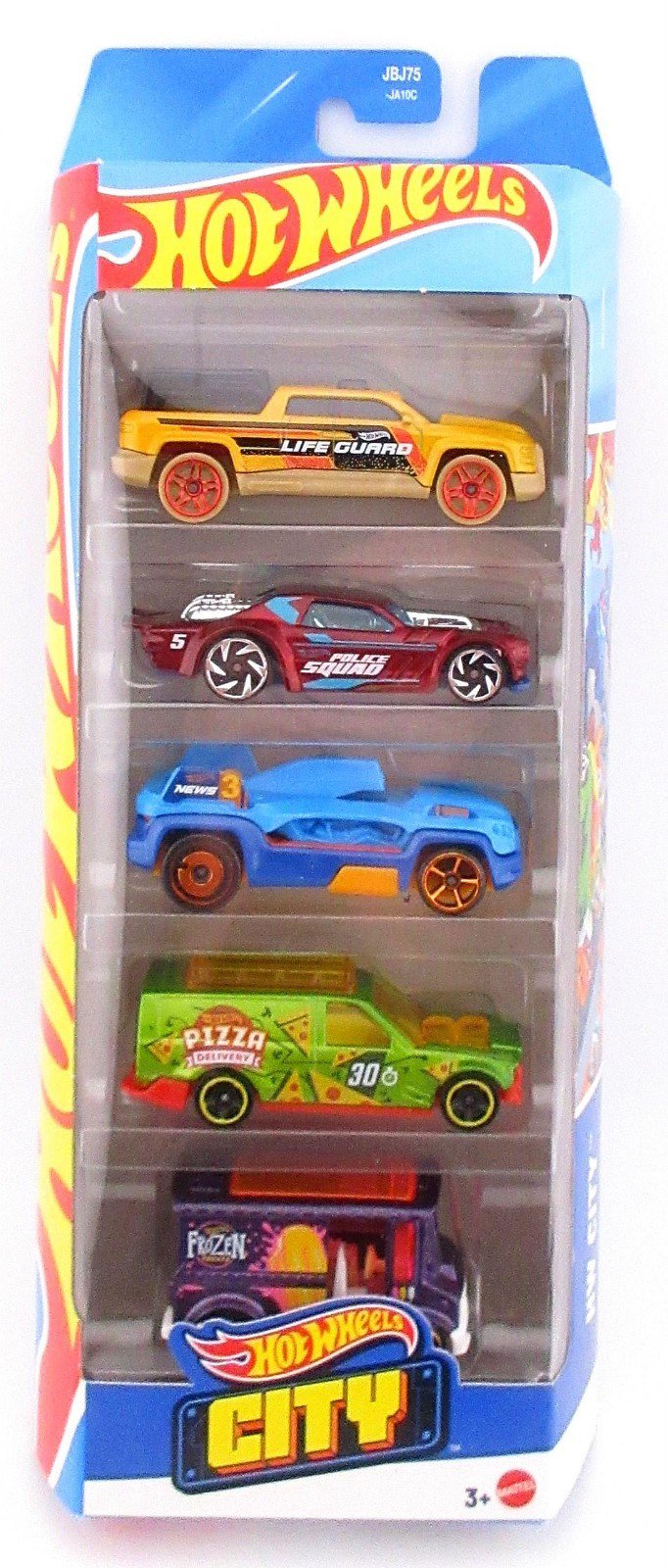 Hot Wheels City 5-Pack Die-Cast Cars | 1:64 Scale Assorted