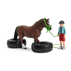Schleich Farm World Pony Agility Race 22-Piece Playset