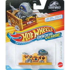 Hot Wheels RacerVerse Velociraptor Blue Die-Cast Collectible Car
