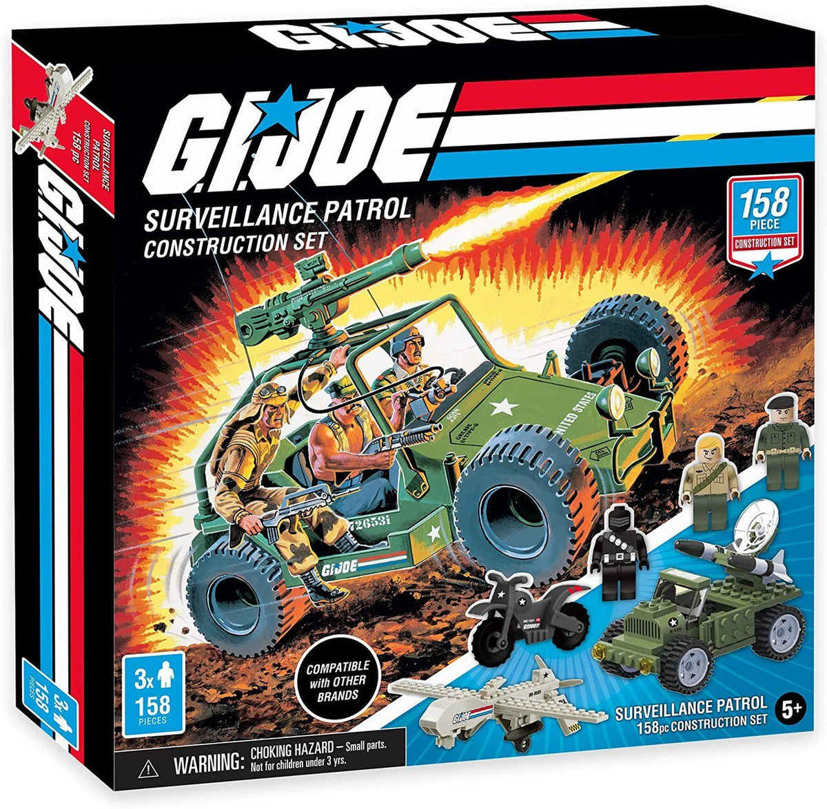 Hasbro GI Joe Surveillance Patrol Building Set – 158 Pieces