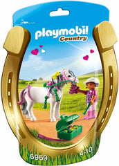 PLAYMOBIL Groomer with Heart Pony Collectible Playset