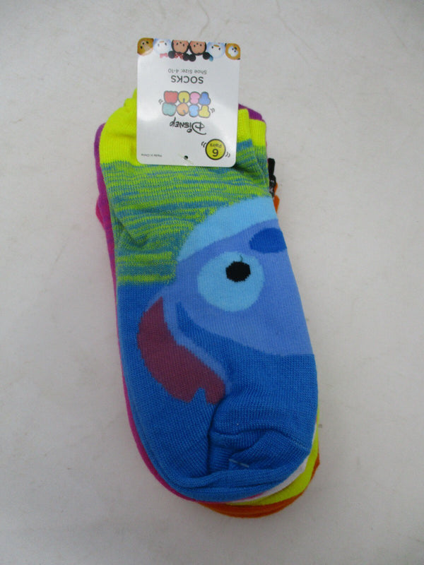 Disney Tsum Tsum 6-Pack Ankle Socks | Sizes 4–10 | Multicolor