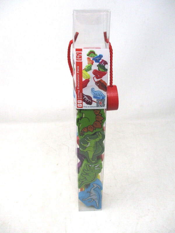 Hape Prehistoric Dinosaurs Wooden Activity Block Set for Toddlers