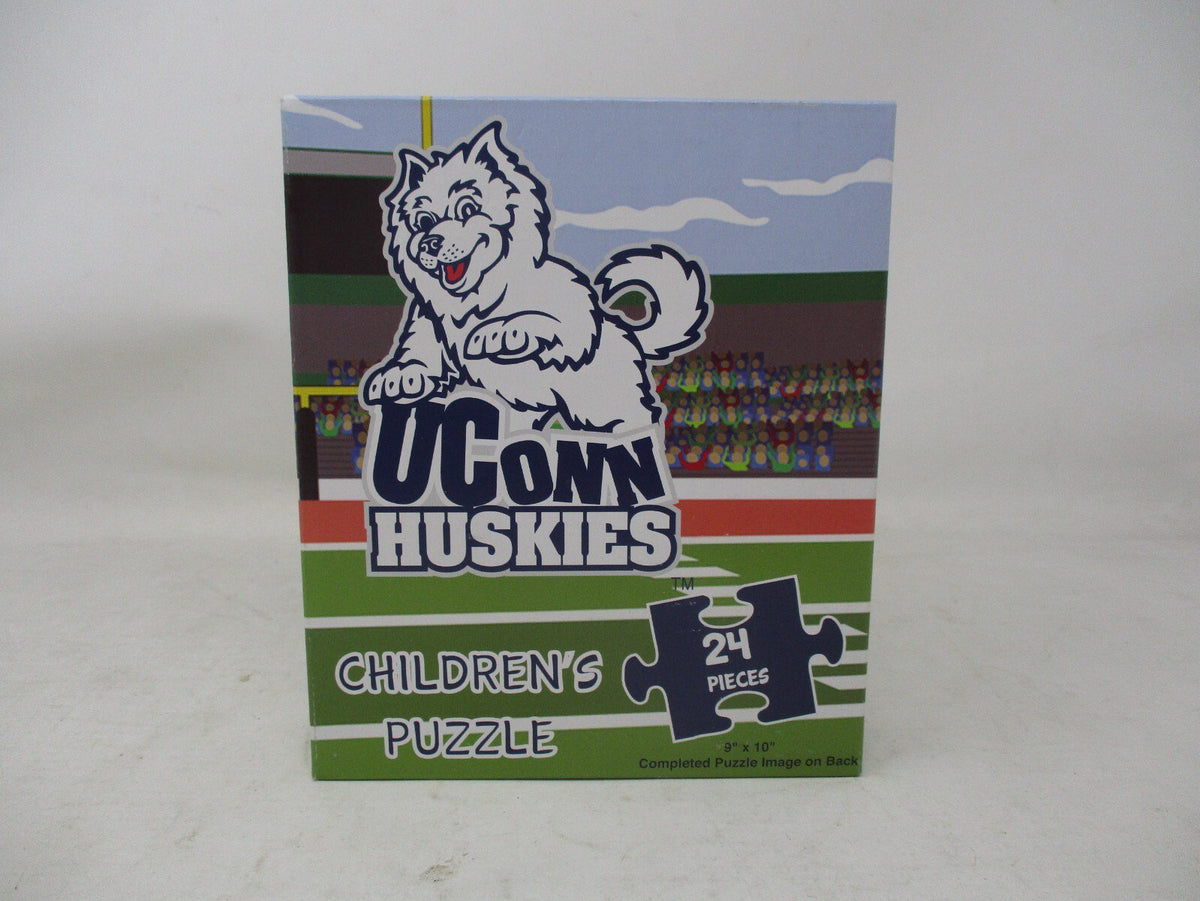 UConn Huskies 24-Piece Kids Jigsaw Puzzle – 9" x 10"