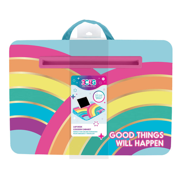 Make It Real Rainbow Bright Kids Lap Desk with Media Slot