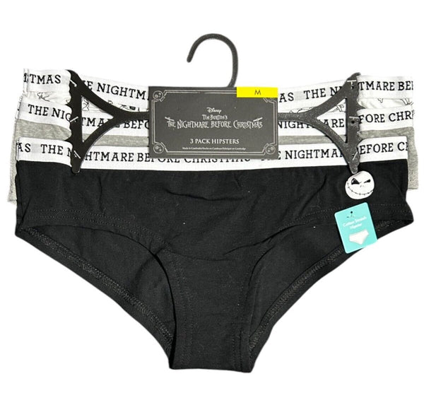 Disney The Nightmare Before Christmas Hipster Underwear 3-Pack | Size M