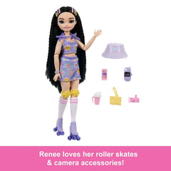 Barbie Dream Besties Renee Roller Skating Fashion Doll