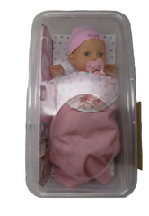 Goldberger Bundle of Joy Baby Doll with Bassinette Set