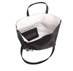 Lauren Ralph Lauren Leighton Large Shopper Tote with Wristlet – Black