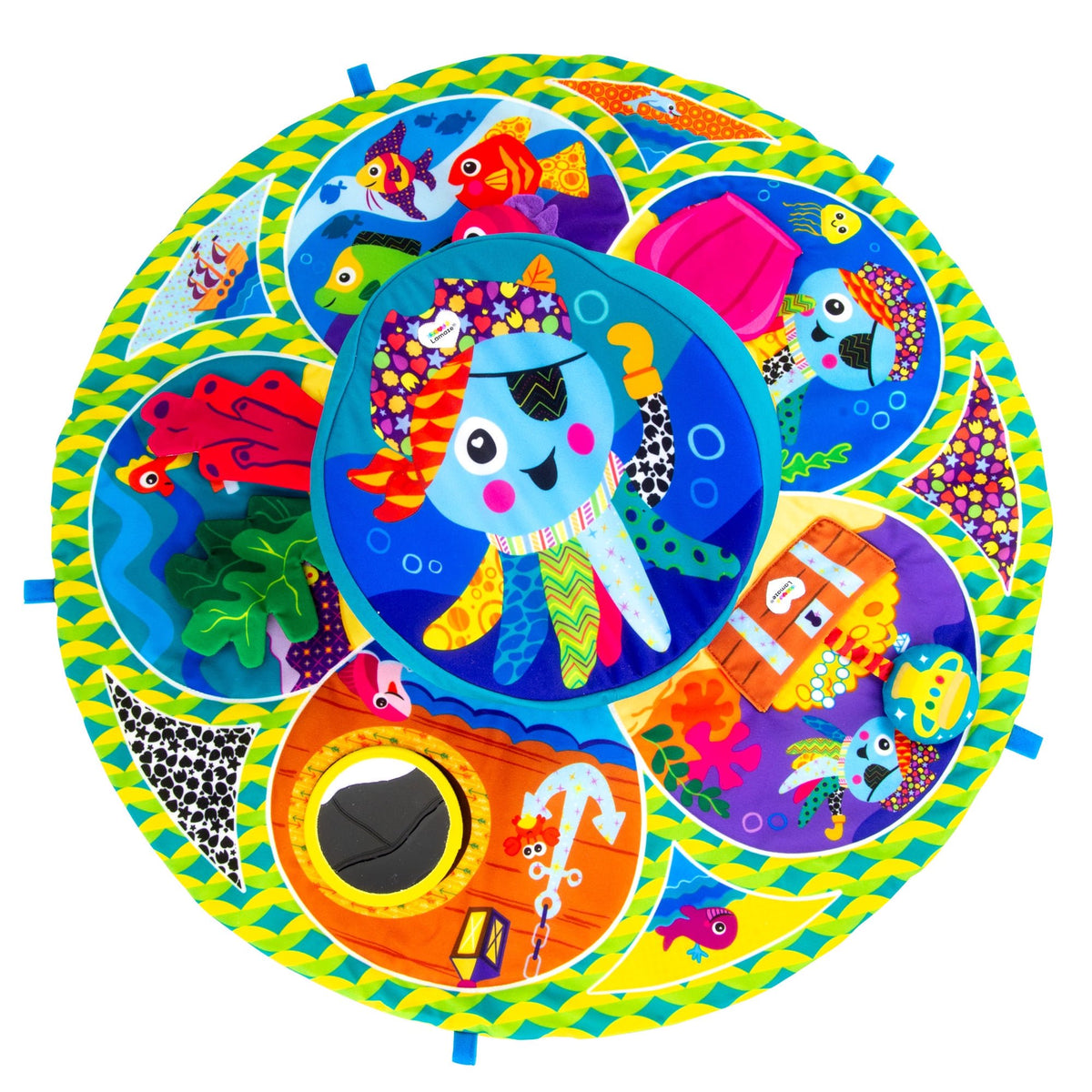 Lamaze Captain Calamari Spin & Explore Baby Gym & Activity Mat