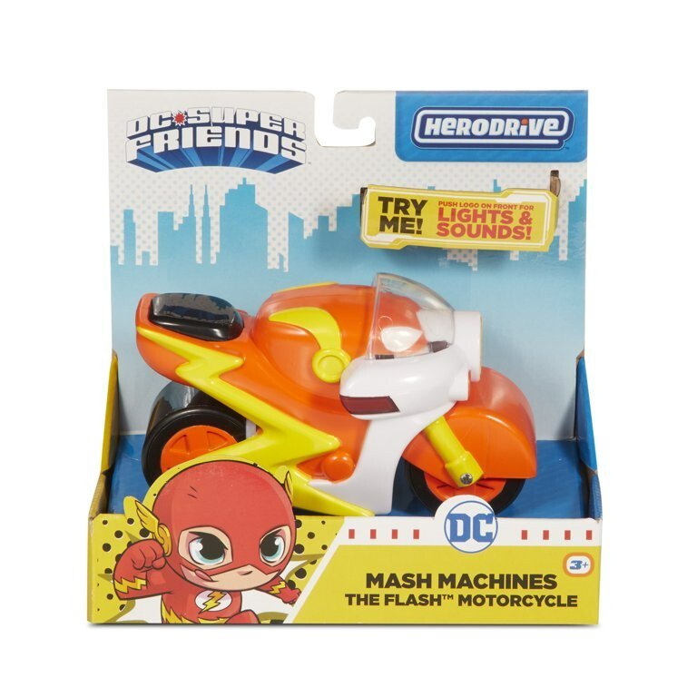 DC Friends Hero Drive Flash Motorcycle Mash Machine with Lights & Sound