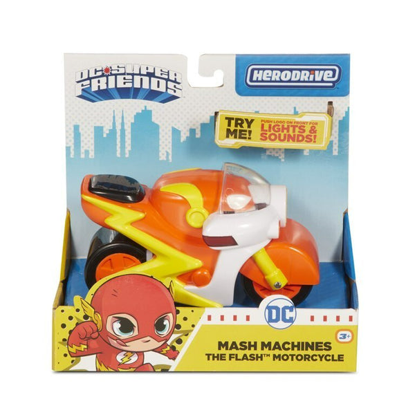 DC Friends Hero Drive Flash Motorcycle Mash Machine with Lights
