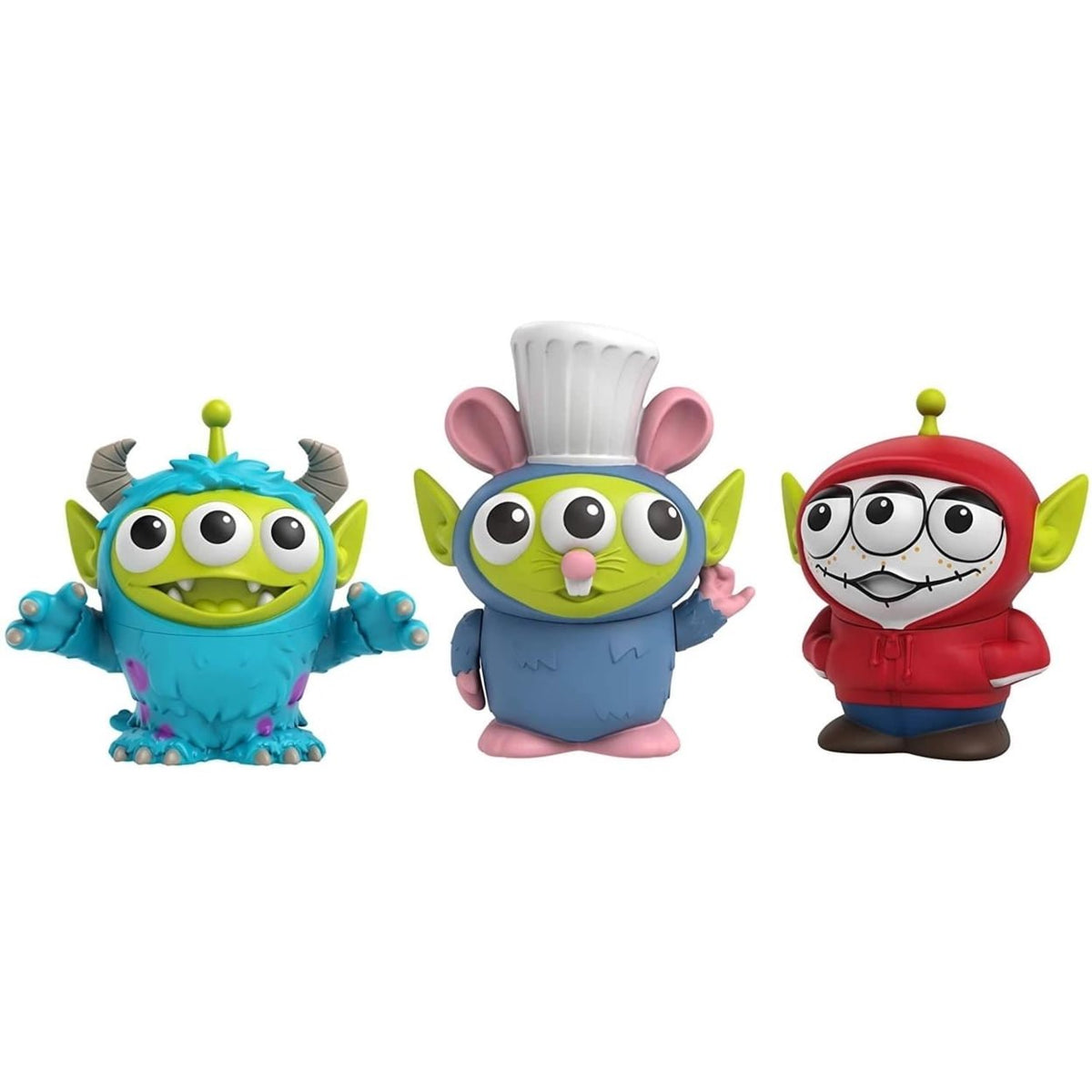 Disney Pixar Alien Remix 3-Pack | Miguel, Sulley & Remy Figures