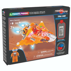 Laser Pegs Mars Speeder – Light-Up Building Set for Kids
