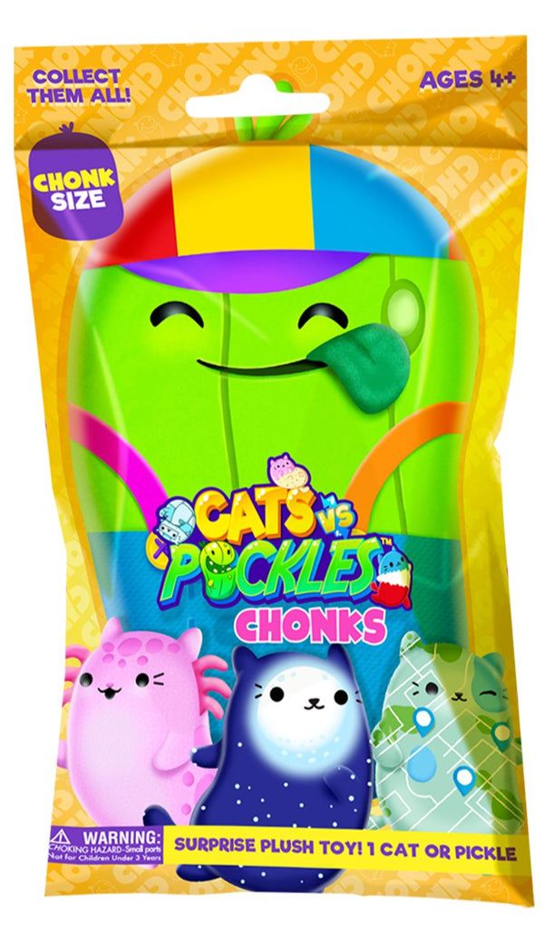 Cats vs Pickles Chonks Gold Wave Mystery Plush 6"