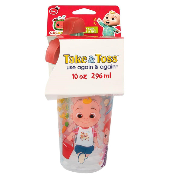 The First Years Cocomelon Take & Toss Sippy Cups 4-Pack