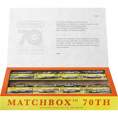 Matchbox 70th Anniversary 8-Pack Die-Cast Cars 1:64 Scale Collector Set