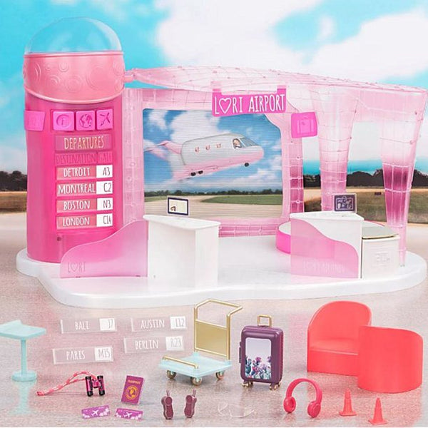 Lori Dolls Jetset Airway Airport Playset for 6-Inch Dolls