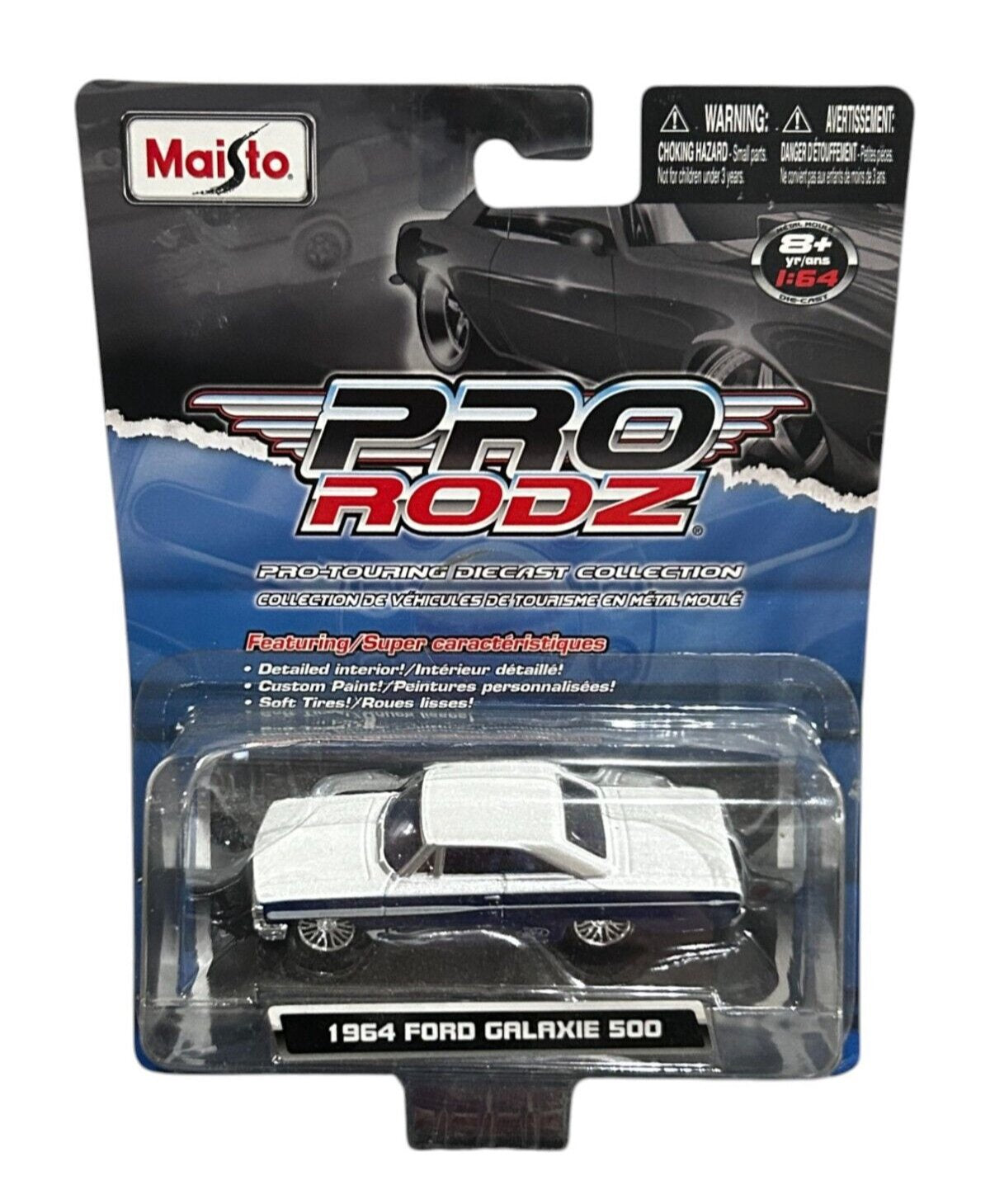 Maisto Pro RodZ 1964 Ford Galaxie 500 Die-Cast Car 1:64 Scale