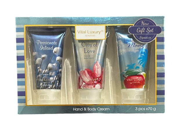 Vital Luxury Hand & Body Cream 3-Pack – 2.5 oz