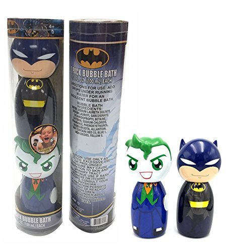 GBG Beauty Batman & Joker Bubble Bath Dual Pack | 3.38 oz Each