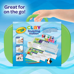Crayola Clay Sculpting Station – Kids Pottery Wheel Art Set