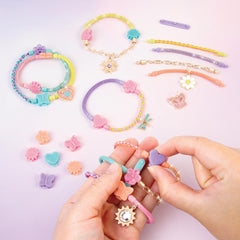 Make It Real Linked Looks 48pc DIY Bracelet & Charm Craft Kit