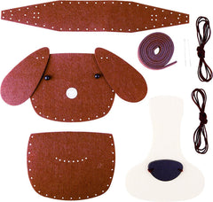 Hape Puppy Pouch DIY Felt Craft Kit for Kids