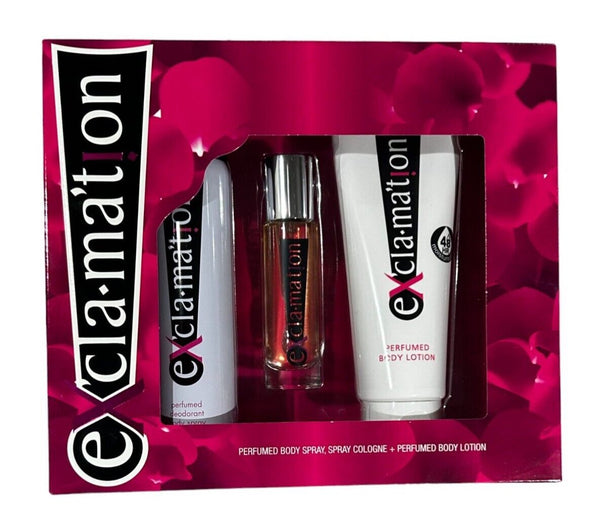 Exclamation by Coty Women's 3-Piece Fragrance Gift Set