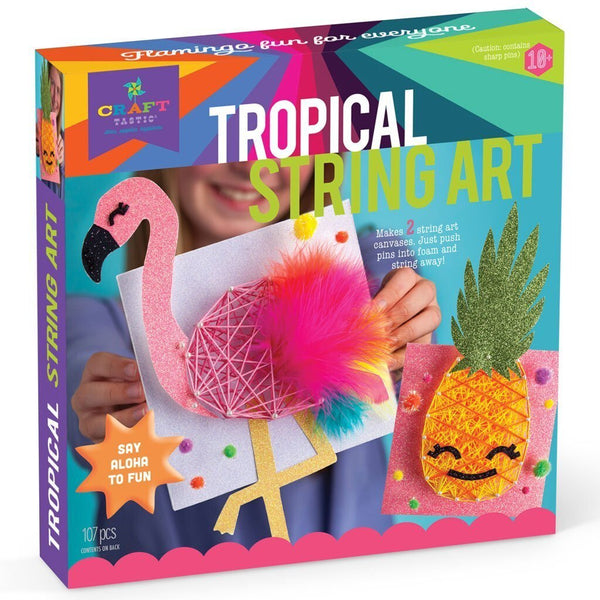 Craft-tastic Tropical String Art Kit — Flamingo & Pineapple