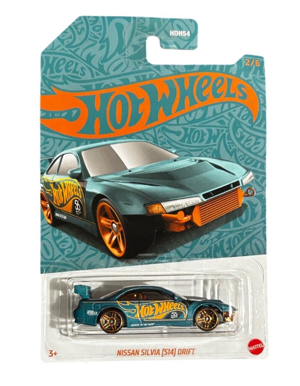 Hot Wheels Nissan Silvia S14 Die-Cast Drift Car – 2/6