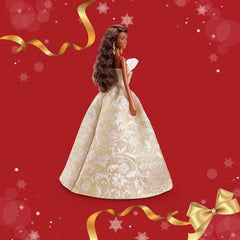 Barbie Happy Holidays 2025 Doll – Sparkling Festive Edition