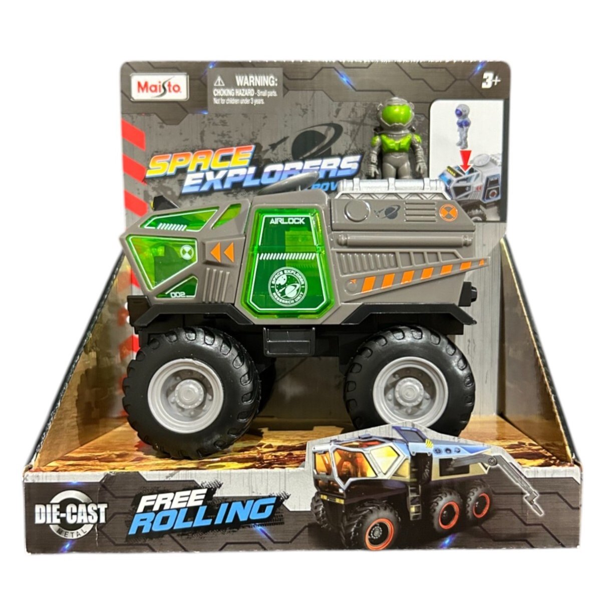 Maisto Space Explorers 4x4 Rover | 5.7" Die-Cast Toy Vehicle