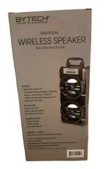 Bytech Wireless Bluetooth Speaker with LED Lights & Bass Boost