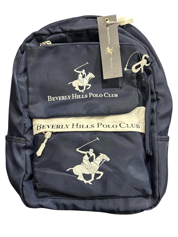 Beverly Hills Polo Club Navy Backpack – Heritage Logo
