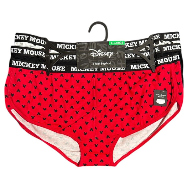 Mickey Mouse Boyshort Underwear 3-Pack | Size XL