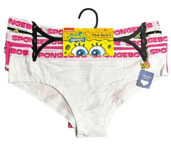 Nickelodeon SpongeBob SquarePants Hipster Underwear 3-Pack | Size M