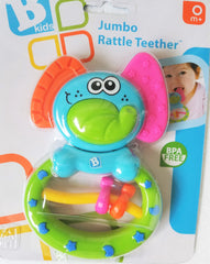 B. Kids Jumbo Rattle Teether – Soothing Grip Toy for Babies