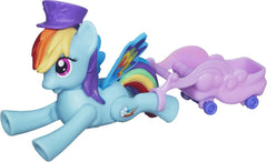 Hasbro My Little Pony Zoom N Go Rainbow Dash Figure with Cart