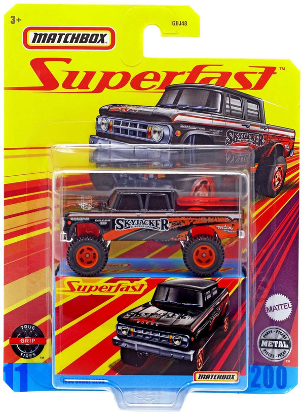 Matchbox Superfast 1968 Dodge D200 Die-Cast Collector Car