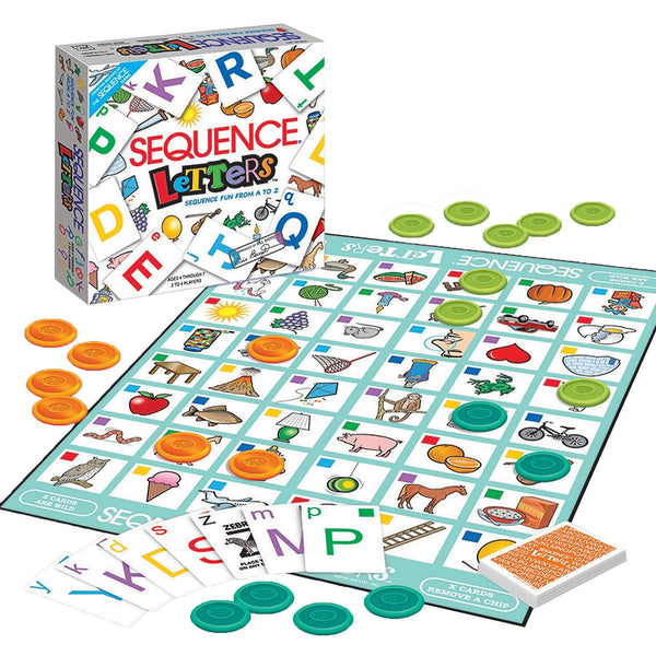 Jax SEQUENCE Letters – ABC Strategy Board Game for Kids