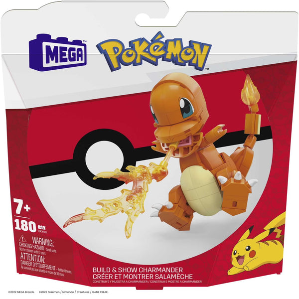 Mattel MEGA Pokemon Charmander Building Set, 4 Inches