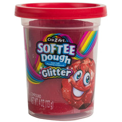 Cra-Z-Art Softee Dough Scented Red Glitter 4oz