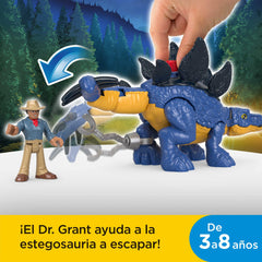 Imaginext Jurassic World Stegosaurus & Dr. Alan Grant Figure Set