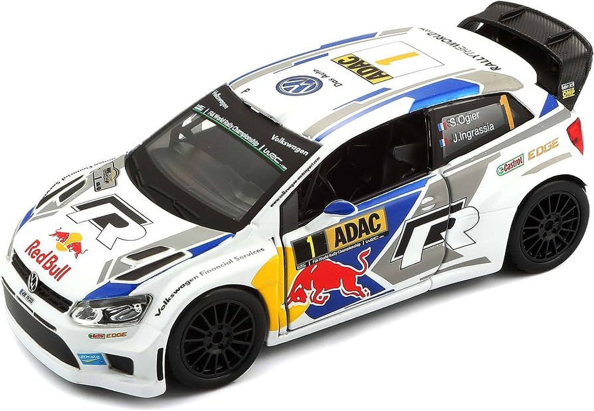 Bburago VW Polo R WRC Sébastien Ogier 1:32 Die-Cast Rally Car