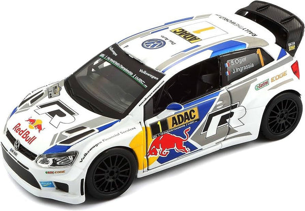 Bburago VW Polo R WRC Sébastien Ogier 1:32 Die-Cast Rally Car
