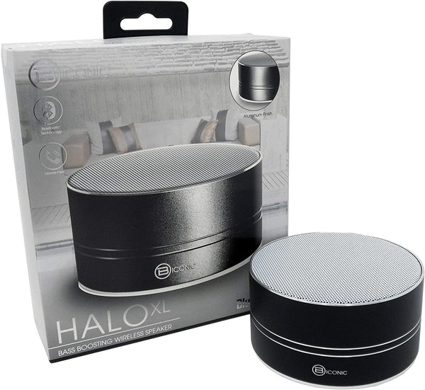 B Iconic Halo XL Bass Boosting Wireless Speaker – Black