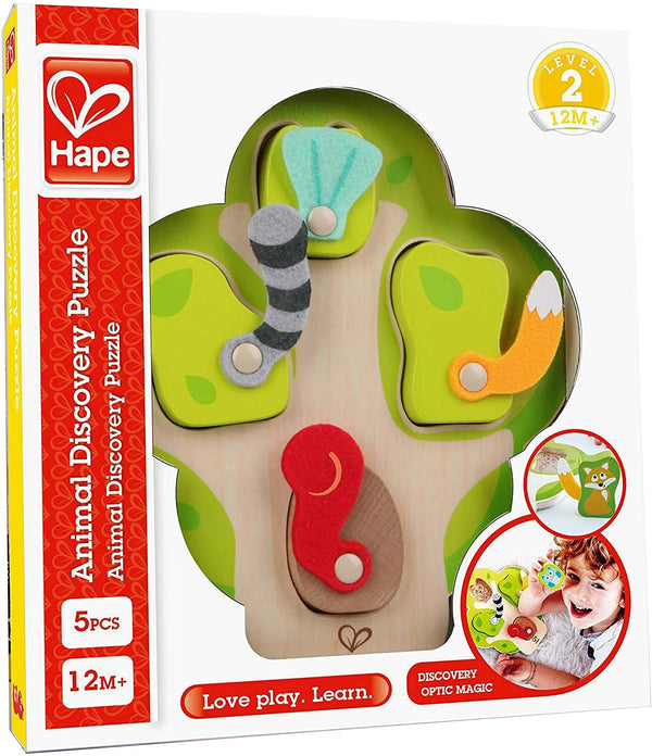 Hape Who's in the Tree Wooden Puzzle Game for Toddlers